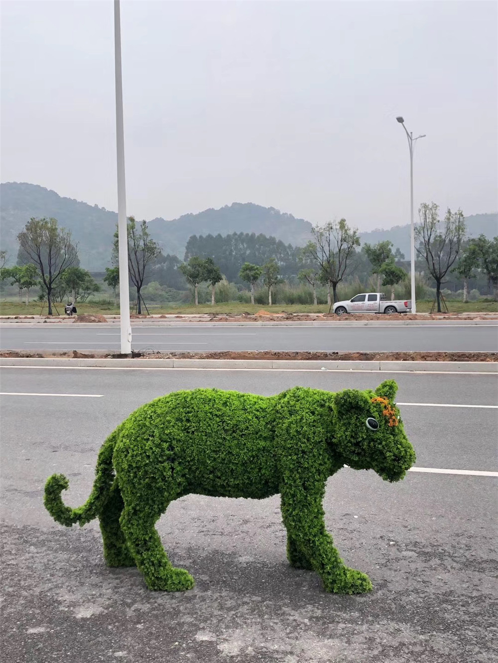 仿真綠雕